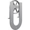 Ekena Millwork Premium Wagon Wheel Horseshoe Roller Hanger w/ Bolts for Barn Door for 1 3/4" Doors, PC Chrome GB60014R2WCR - alternate 5